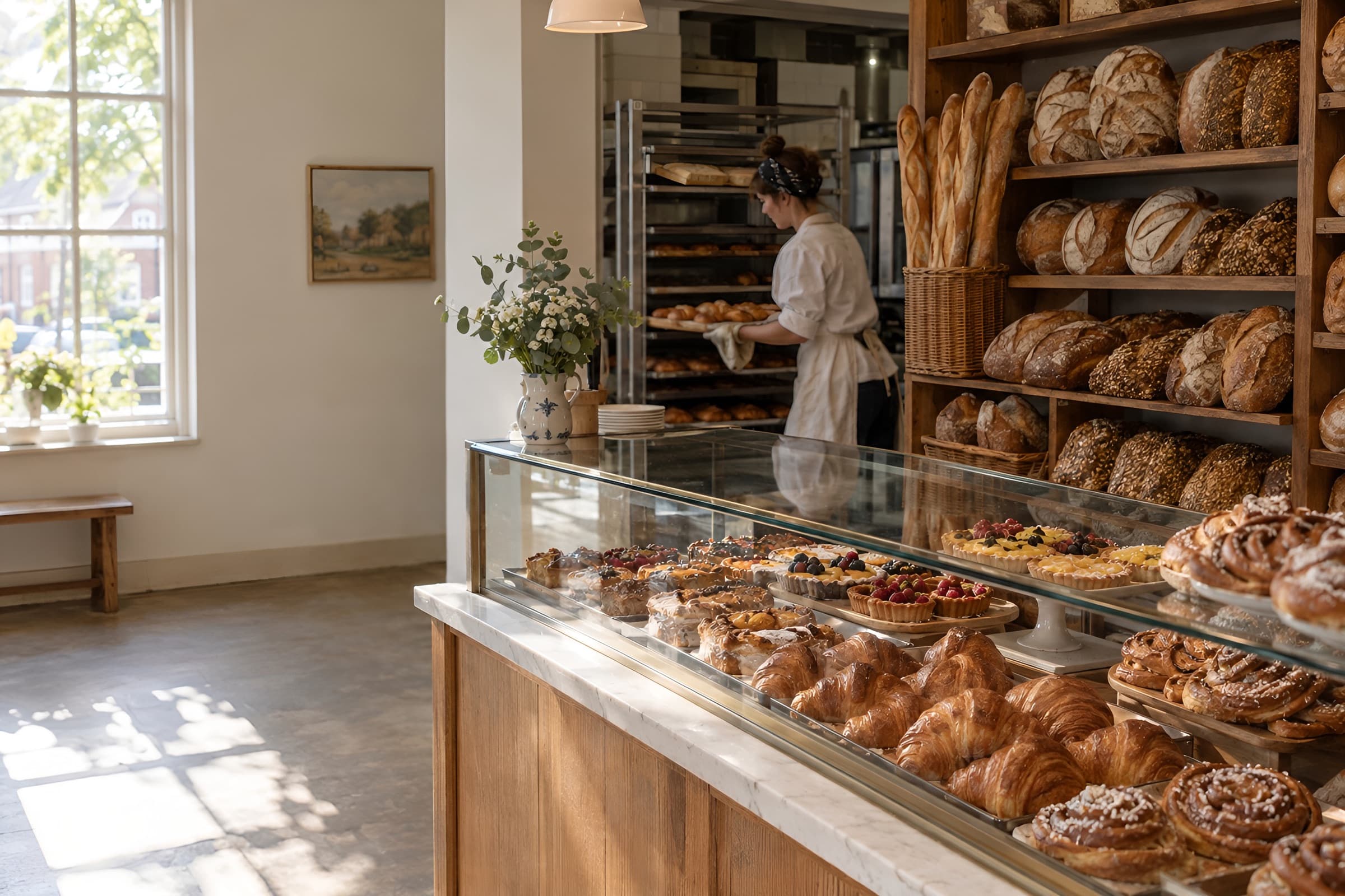 Inside Rise & Crumb