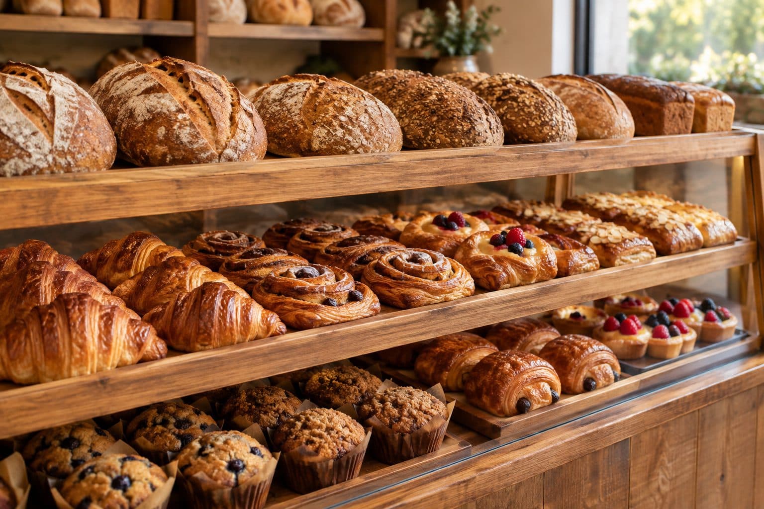 Inside Rise & Crumb