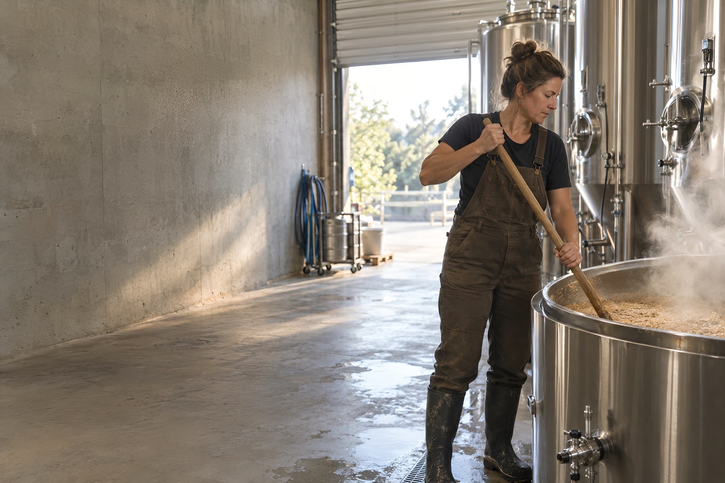 Inside Cinder Hill Brewing