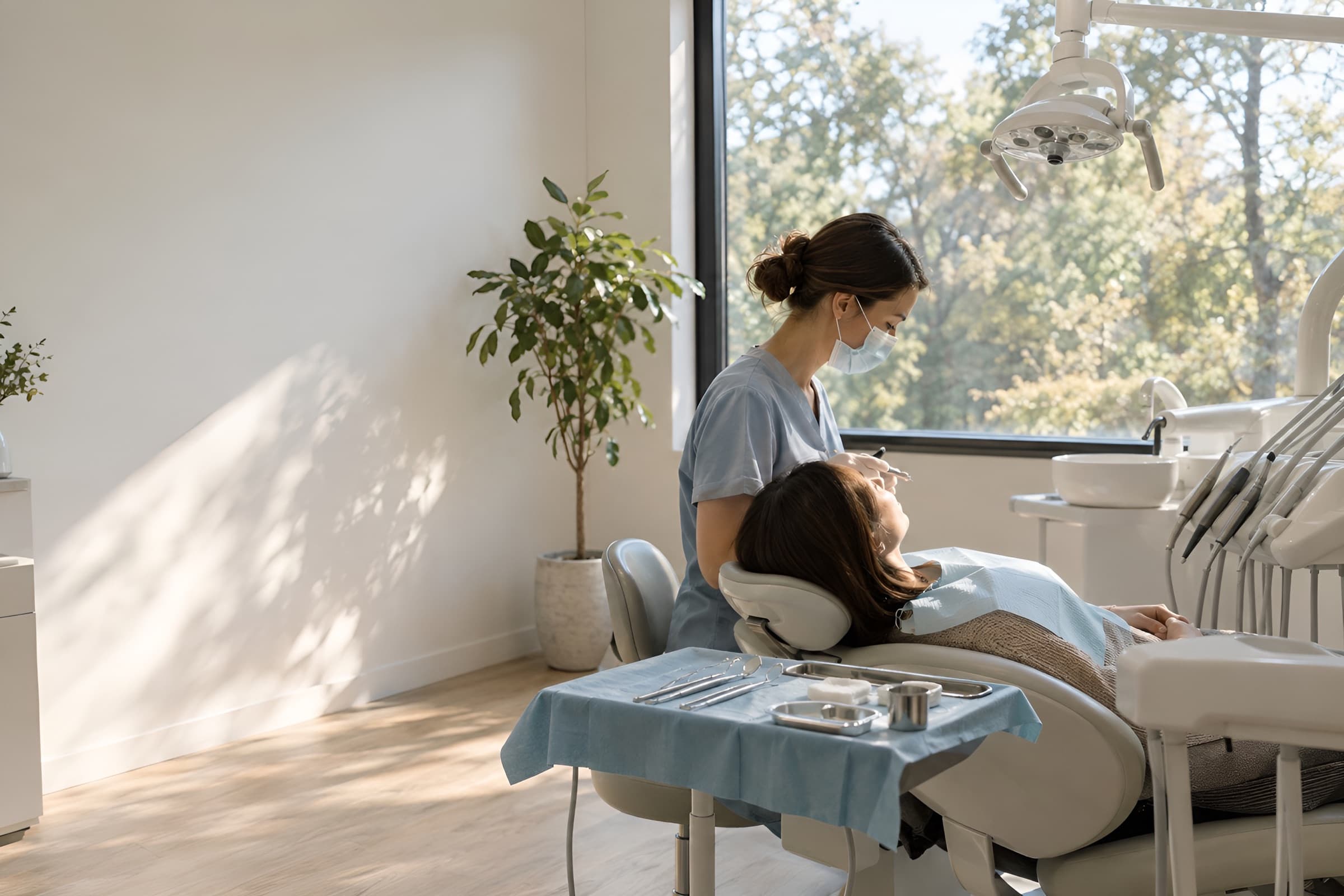 Cleanings and checkups