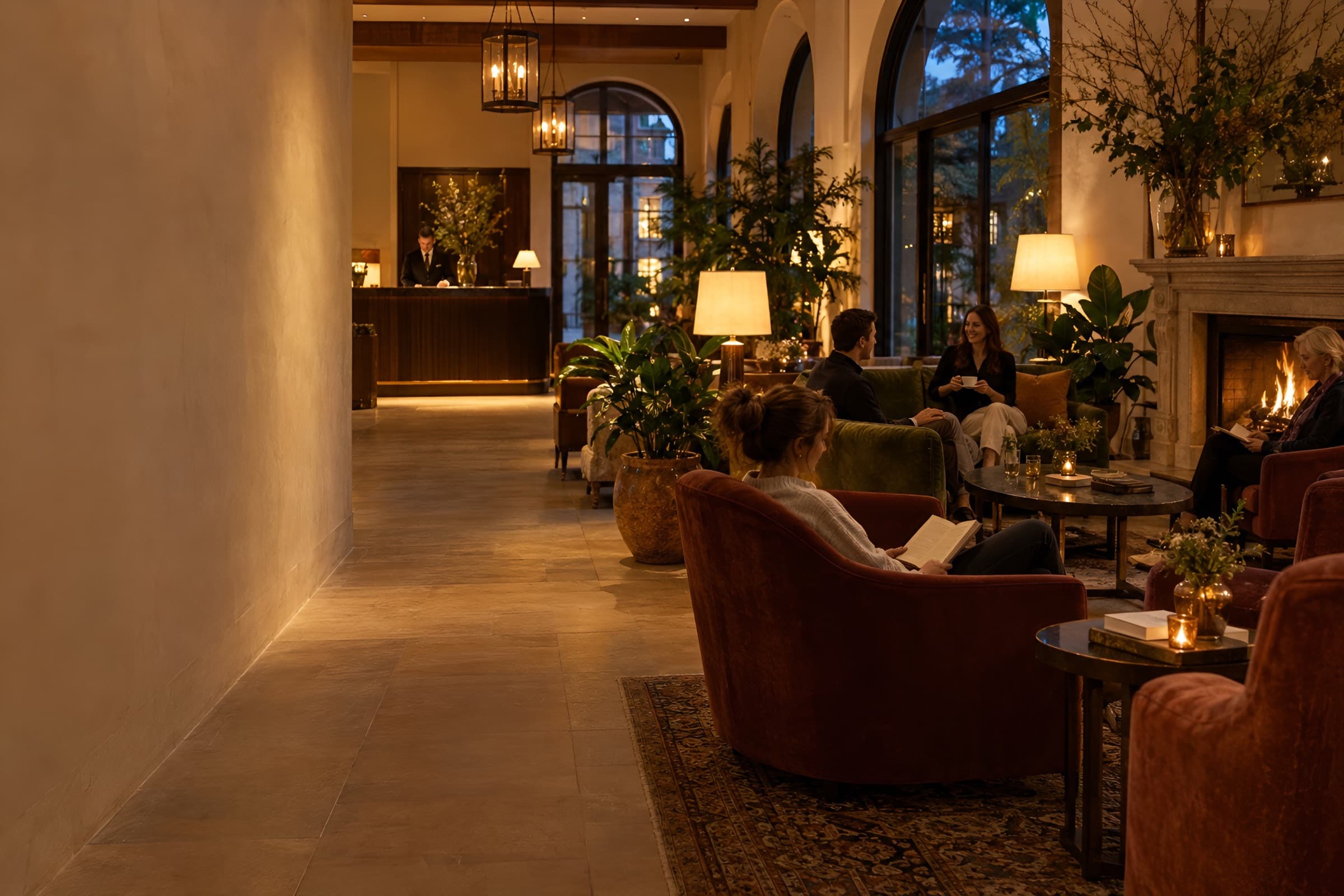 Hotel Solana, at work