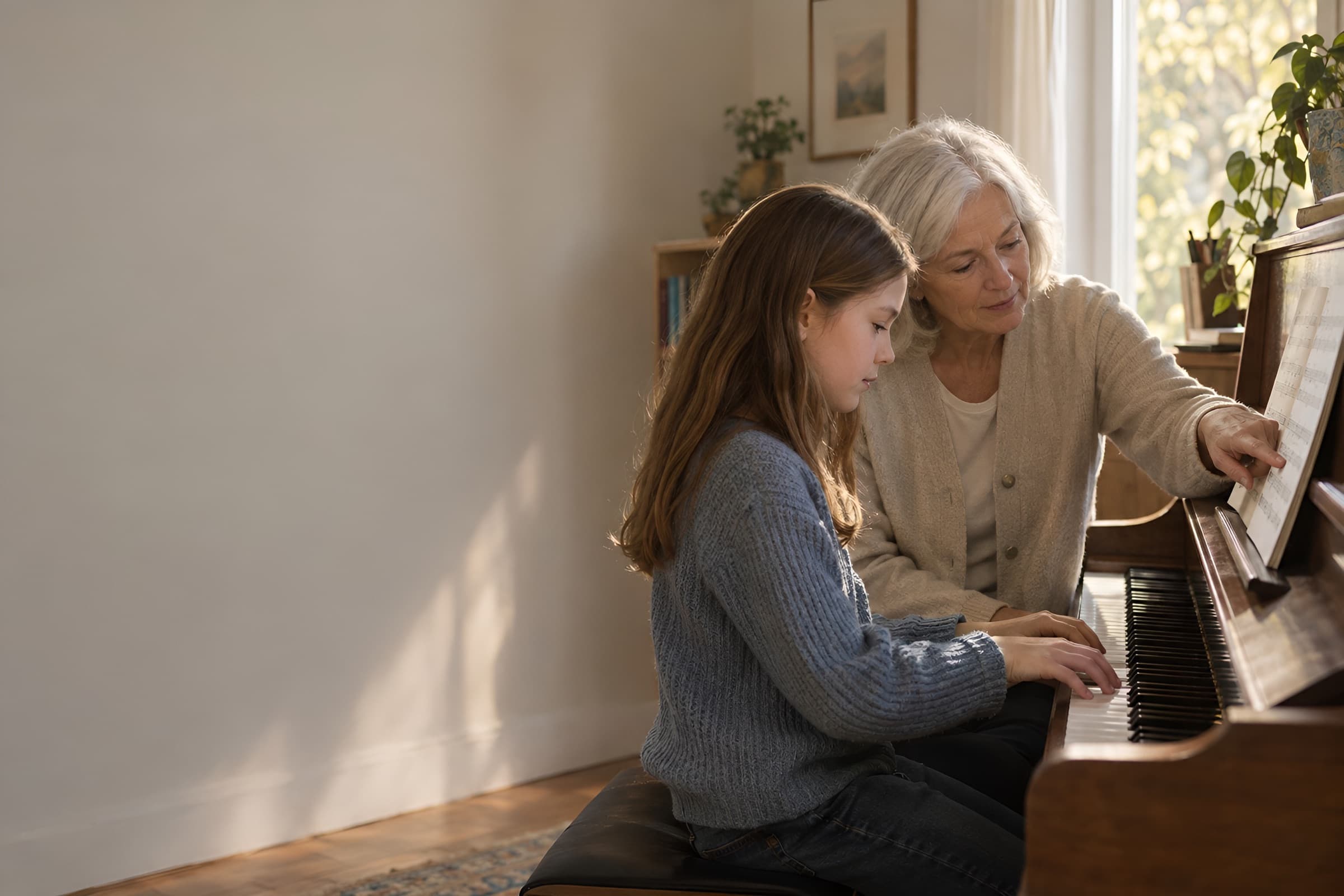 Piano lessons