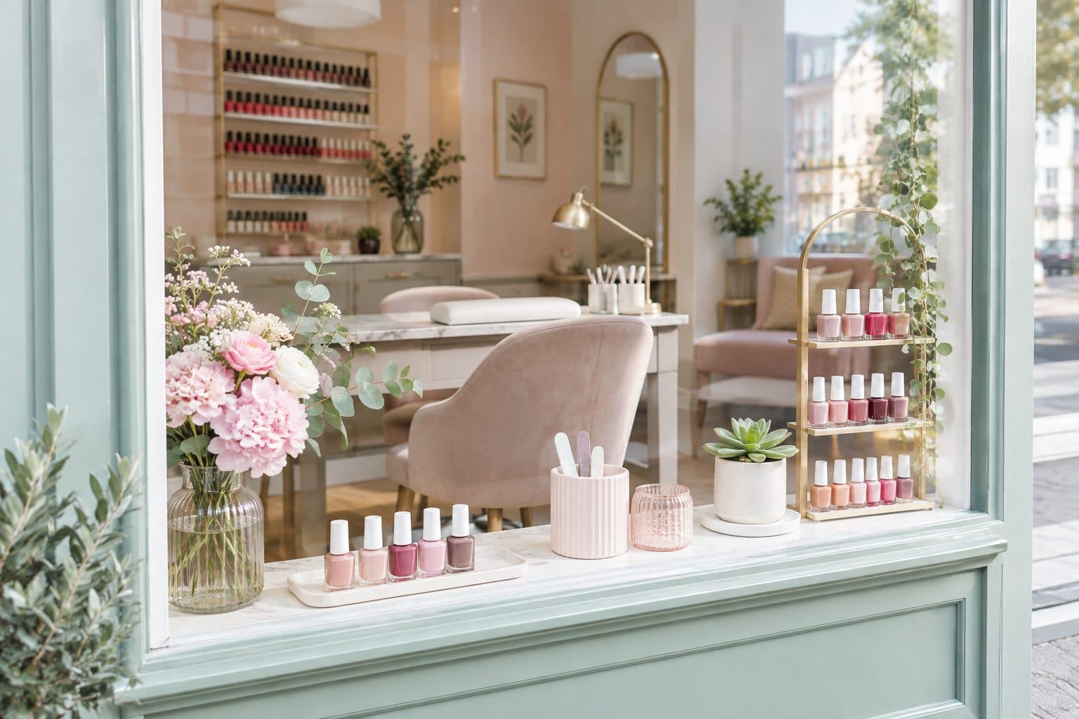Inside Petal Nail Studio
