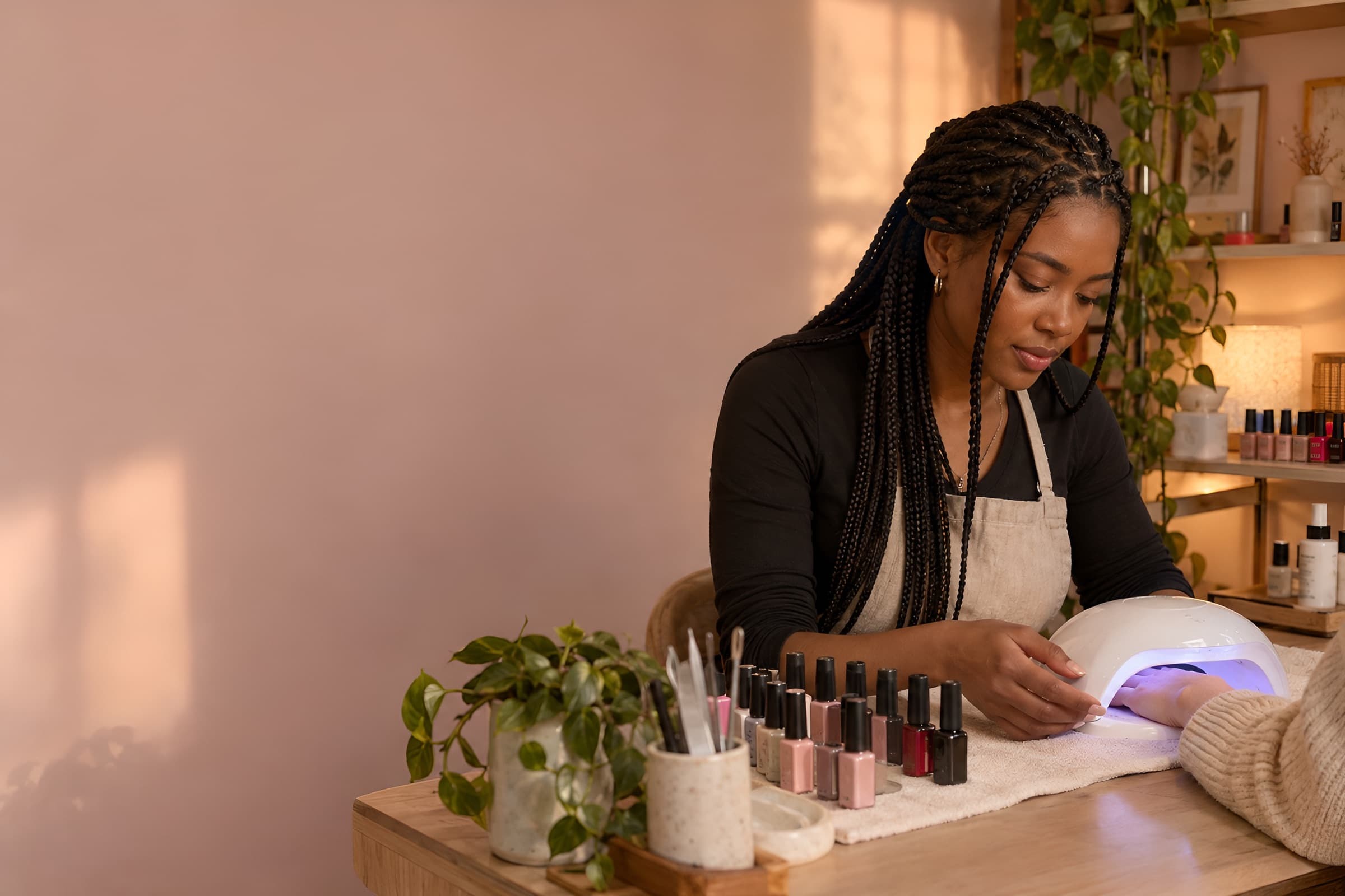 Inside Petal Nail Studio