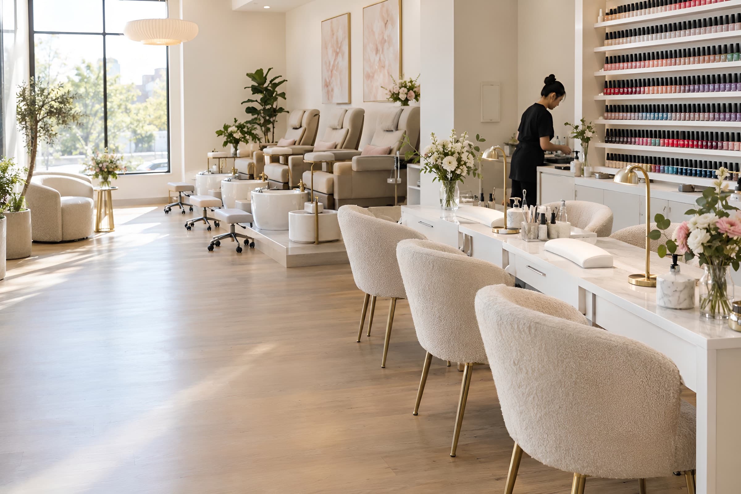 Petal Nail Studio, at work