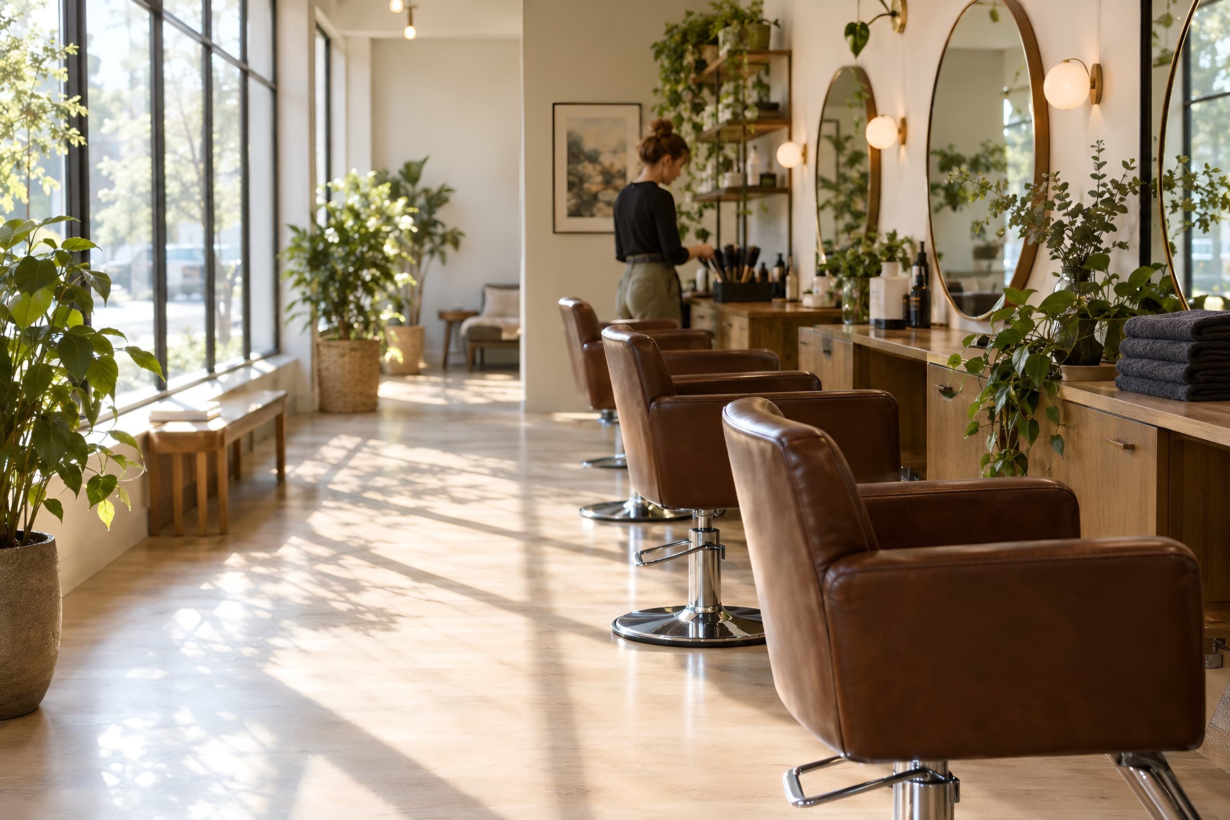 Juniper Hair Studio, at work