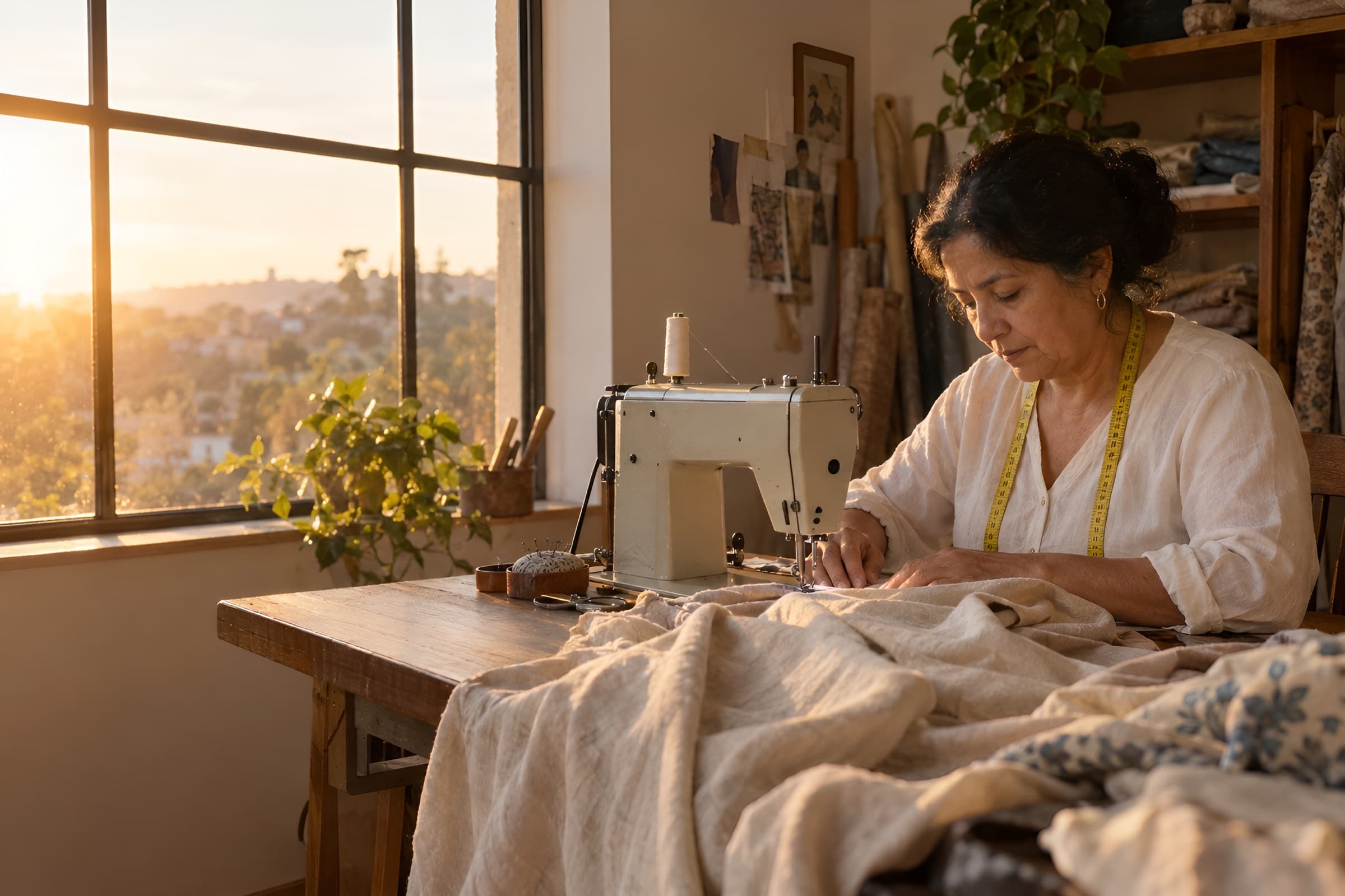 Stitch & Press Tailors, at work