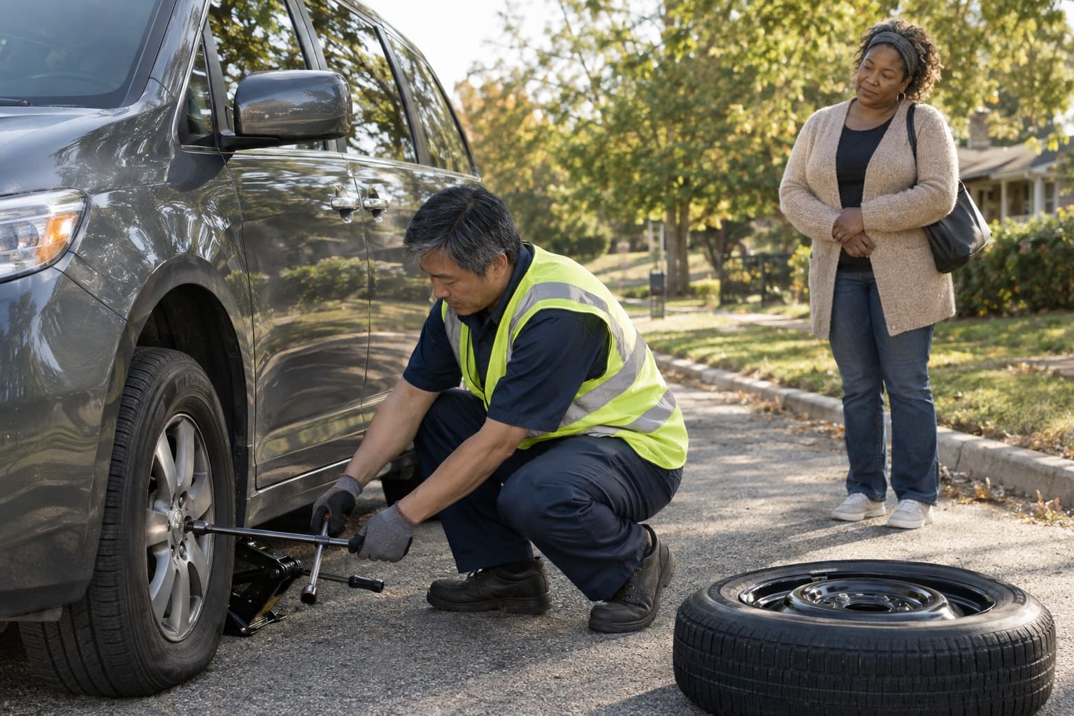 Flat tires